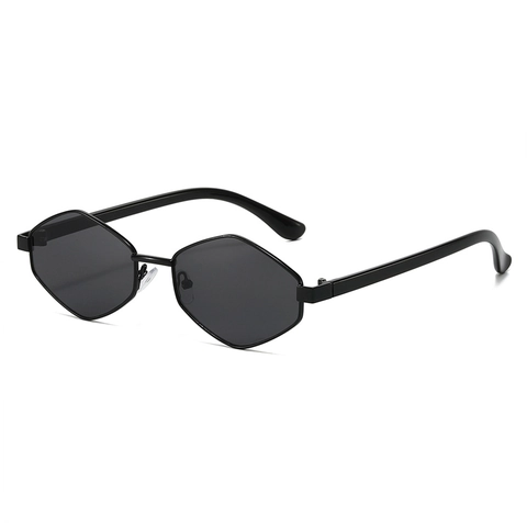 Hexagonal Sunglasses Metal Frame Polarized UV400 Protection Geometric Irregular Fashion Eyewear For Women