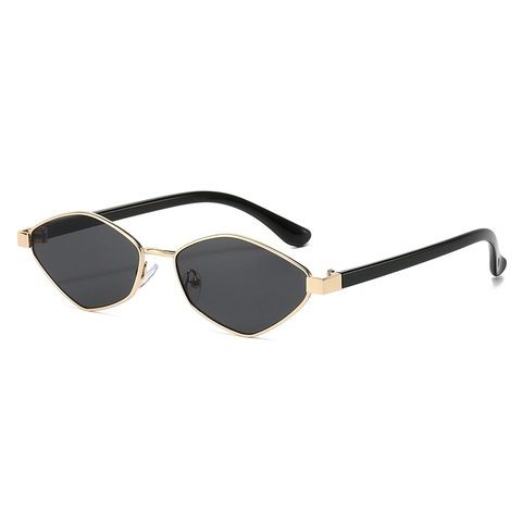 Occhiali Da Sole Polarizzati Geometrici Irregolari Montatura Metallo Protezione UV400 Occhiali Tendenza Vintage Per Donne Uomini