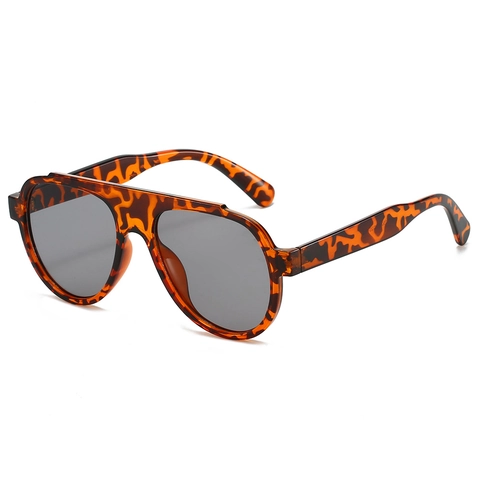 Gafas De Sol De Aviador Grandes Retro Protección UV400 Marco PC Moda Lentes Teñidas Para Mujeres Hombres Conducir
