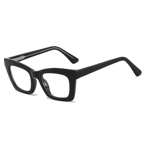 Montature Per Occhiali Da Vista Quadrati Da Donna Alla Moda Anti-Luce Blu Montature Ottiche Stile Retrò Materiale PC CP
