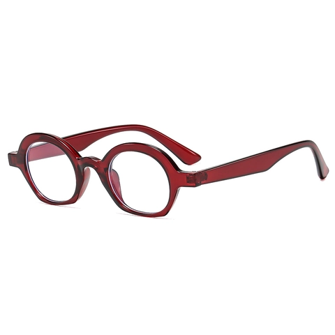 Occhiali Da Sole Rotondi Vintage Da Donna Montatura In PC Spessa Lente AC Anti Luce Blu Moda Retro