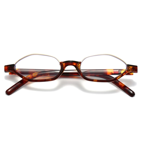Retro Geometric Hexagonal Optical Glasses Frames PC Metal Anti Blue Light Irregular Small Frame Vintage Eyewear Unisex