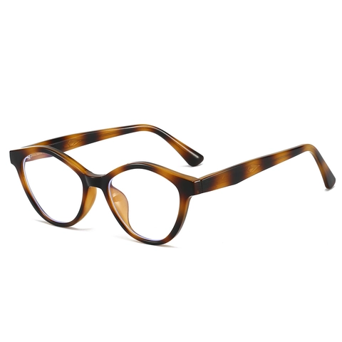 Montura Per Occhiali Da Vista Cat Eye Moda TR90 Acetato Anti Luce Blu Poligono Per Donne