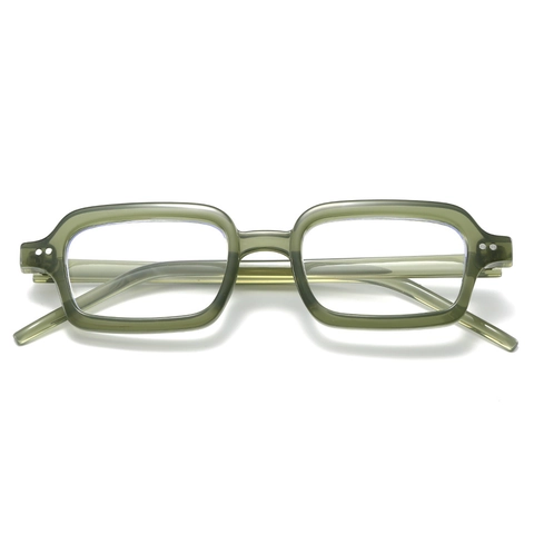 Occhiali Quadrati Vintage Montatura PC Anti Luce Blu Lenti Chiare Moda Occhiali Rettangolari Per Uomini Donne