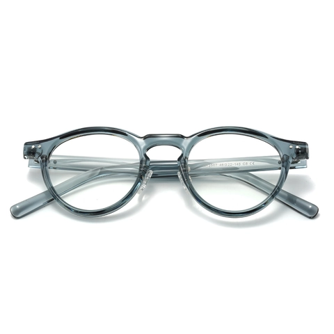 Monturas De Gafas Redondas Retro TR90 Gafas Ópticas Ligeras Lentes Transparentes Vintage Para Hombres Mujeres