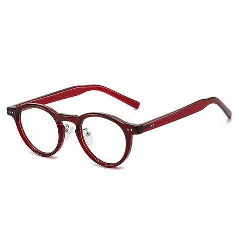 Monturas De Gafas Redondas Retro TR90 Gafas Ópticas Ligeras Lentes Transparentes Vintage Para Hombres Mujeres