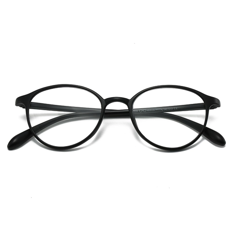 Montatura Per Occhiali Tondi Retrò Da Donna TR90 Ultra Leggeri Anti Luce Blu Occhiali Ottici Moda