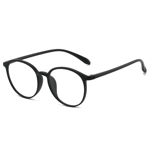 Retro Round Frame Optical Glasses For Women Men Anti Blue Light TR90 Plastic Clear Lens Eyeglasses Frame Decorative Eyewear