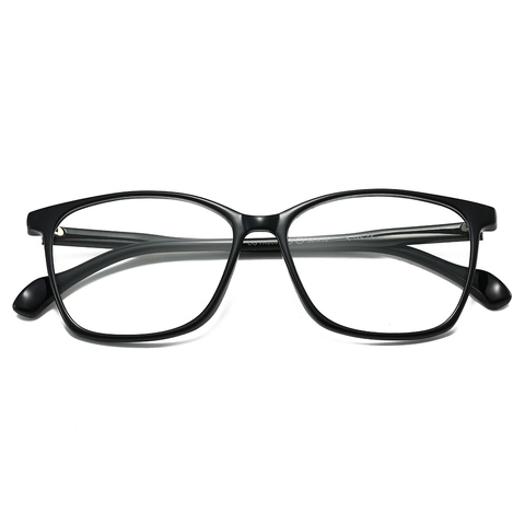 Montura Per Occhiali Quadrata TR90 Cornice Grande Occhiali Anti Luce Blu Leggeri Stile Coreano Semplice Moda Unisex