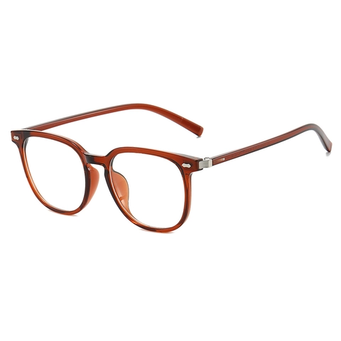 Montature Per Occhiali Da Vista Quadrati Retro Moda TR90 Leggeri Anti Luce Blu Per Donne Uomini