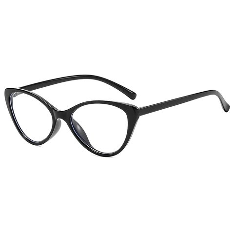 Mode Dames Cat Eye Blauw Licht Bril PC Montuur Resin Heldere Lenzen Vintage Anti Oogvermoeidheid Optische Bril