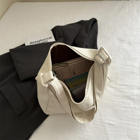 Sac Bandoulière En Simili Cuir Vintage Pour Femmes Grande Capacité Sac À Épaule Rétro Avec Bandoulière Réglable Sac À Main Minimaliste