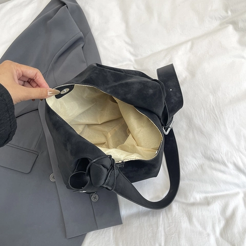 Bolso De Hombro De Gran Capacidad Para Mujer Cuero PU Mate Vintage Hobo Tote Con Bolsa A Juego Urbano Simple Axila Viaje