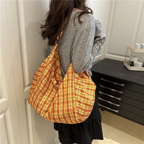 Sac Fourre-tout Vintage Grande Capacité en Toile pour Femmes Imprimé Zèbre Léopard Carreaux Sac à Épaule Décontracté