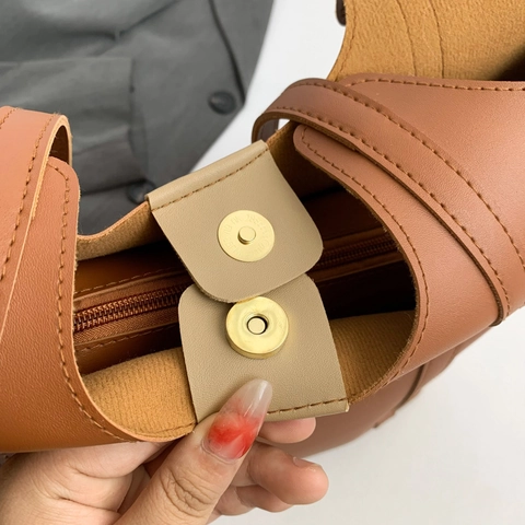 Bolso Tote Grande Mujer Cuero PU Bolso De Hombro Minimalista Conmutar Con Bolsa Interior Color Sólido
