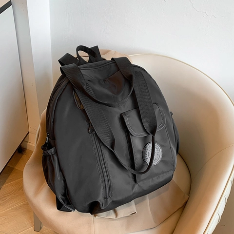 Grote Capaciteit Nylon Rugzak Multifunctionele Reis Schooltas Lichtgewicht Ademende Handtas Voor Dames Casual