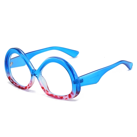 Occhiali Anti Luce Blu Oversize Da Donna Montatura Vintage PC TR90 Ponte Infinito Protezione Per Gli Occhi