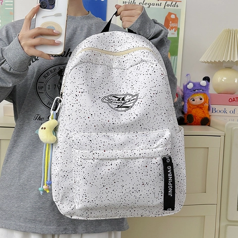 Schoolrugzak Nylon Grote Capaciteit Waterdicht Mode Reizen Casual Tas Ster Spat Marmer Patroon Voor Studenten Tieners