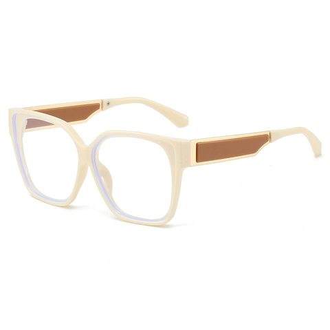 Square Oversized Anti Blue Light Glasses PC Frame Retro Eye Protection Fashion Optical Frame Eyewear For Women Men
