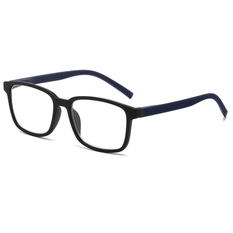 Anti Blue Light Reading Glasses For Men Women Adults Lightweight PC Frame AC Resin Lens Square Eyeglasses Fashion Business Reading Eyewear