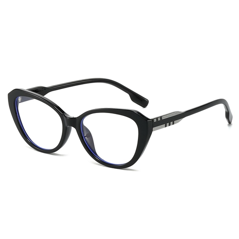 Occhiali Occhio Di Gatto Anti Luce Blu Montatura PC Moda Retrò Oversize Ottici Per Donne Uomini