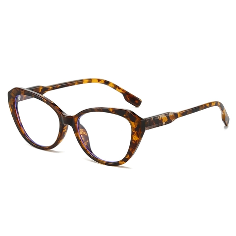 Occhiali Occhio Di Gatto Anti Luce Blu Montatura PC Moda Retrò Oversize Ottici Per Donne Uomini