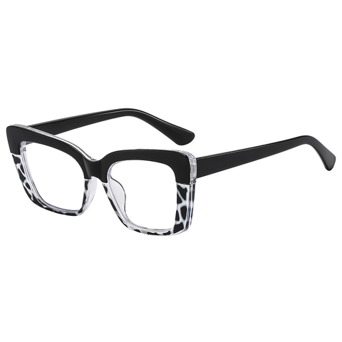 Montature Per Occhiali Quadrati Occhio Di Gatto Retrò Montatura In Metallo PC Anti Luce Blu Occhiali Alla Moda Da Donna