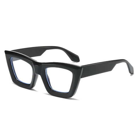 Occhiali Da Vista Quadrati Moda PC Anti Luce Blu Lenti Trasparenti Sfumate Vintage Tendenza Per Uomo Donna