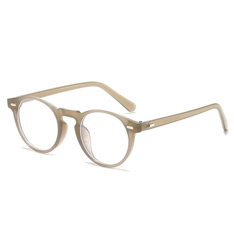 Occhiali Tondi Retrò Montatura PC Anti Luce Blu Stile Nerd Vintage Moda Per Donne Uomini Design Classico