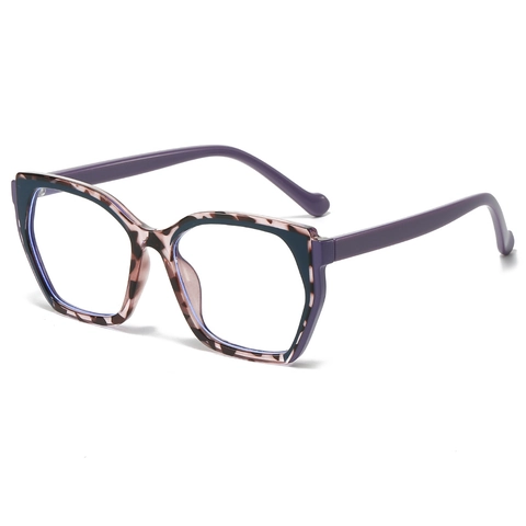 Gafas Anti Luz Azul Ojo De Gato Mariposa TR90 Marco Grande Gafas De Lectura Computadora Moda Geométrica Para Mujeres