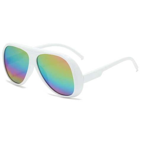 Oversized Pilot Sunglasses PC Frame UV400 Protection Retro Fashion Outdoor Driving Eyewear Unisex Trendy Style