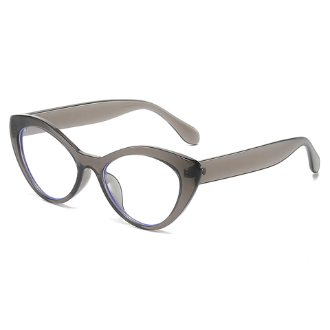 Occhiali Occhio Di Gatto Anti Luce Blu Montatura PC Retrò Spessa Occhiali Ottici Specchio Semplice Uomo Donna