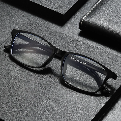 TR90 Square Frame Reading Glasses Anti Blue Light HD Vision Lightweight Eyeglasses For Men Women
