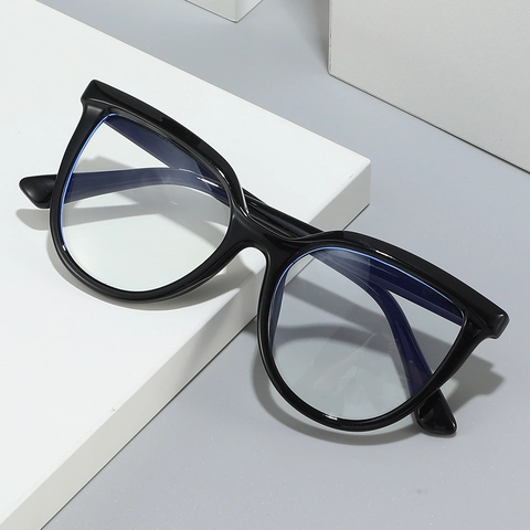 Occhiali Anti-Luce Blu Moda Montatura PC Occhi Di Gatto Ottici Per Uomini Donne Protezione UV400 Lenti Chiare
