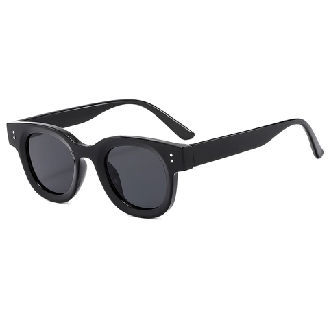 Retro Oval Sunglasses Vintage Chunky Small Frame UV400 Protection PC AC Fashion Trendy Eyewear Women Men