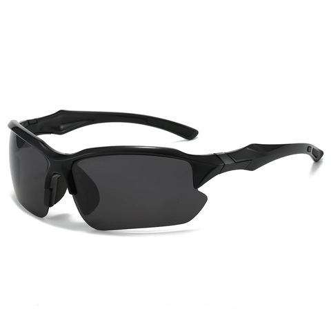 Occhiali Da Sole Sportivi Montatura PC Lenti TAC Protezione UV400 Per Ciclismo Corsa Pesca All'aperto Mezza Montatura Unisex