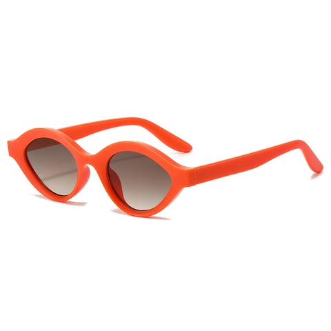 Fashion Retro Oval Small Frame Sunglasses For Unisex PC Material UV400 Protection Outdoor Beach Travel Party Casual Eyewear