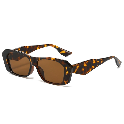 Retro Polygon Sunglasses Rectangular PC Frame UV400 Protection Fashion Versatile Eyewear For Men And Women Outdoor Party