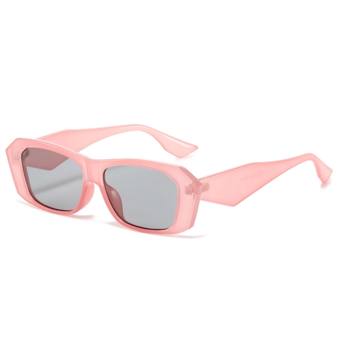 Retro Polygon Sunglasses Rectangular PC Frame UV400 Protection Fashion Versatile Eyewear For Men And Women Outdoor Party
