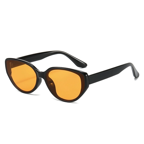 Fashion Cat Eye Sunglasses UV400 Protection Small Frame Retro PC Frame AC Lens Y2K Streetwear Party Eyewear Unisex