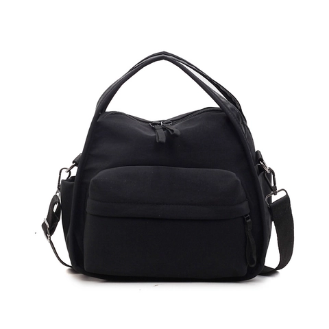 Borsa a Mano da Donna Casual in Nylon Semplice Borsa a Tracolla Moda Leggera Borsa Crossbody per Viaggi Studenti Uso Quotidiano
