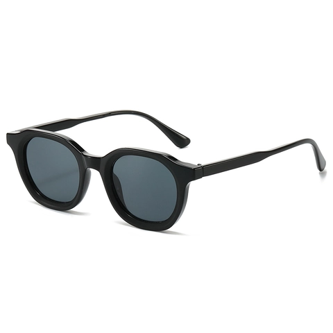 Retro Oval Sunglasses UV400 Protection PC Frame Lightweight Vintage Eyewear Versatile For Men And Women