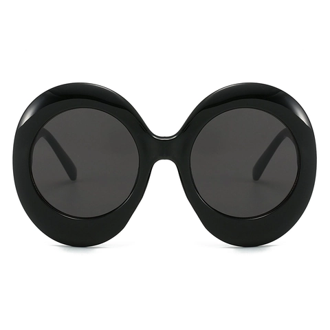 Oversized Round Sunglasses Retro Clout Goggles PC Frame UV400 Fashion Hip Hop Alien Style For Women And Men