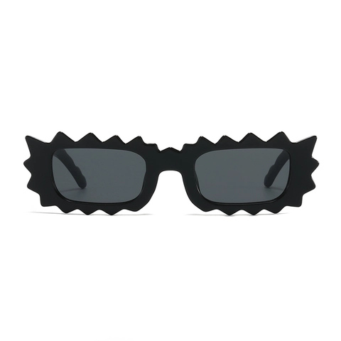 Gafas De Sol Montura Irregular Zigzag PC Protección UV400 Moda Streetwear Estilo Y2K Para Mujeres Hombres
