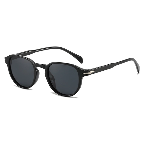 Gafas De Sol Polarizadas Ovaladas Retro Protección UV400 Vintage Oversize Montura De PC Lente TAC Moda Para Hombre Mujer