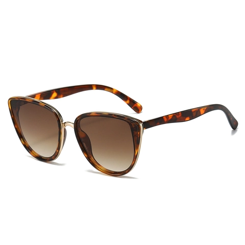 Occhiali Da Sole Occhio Di Gatto Da Donna Retro Montatura Plastica Metallo UV400 Lenti Sfumate Moda Vintage