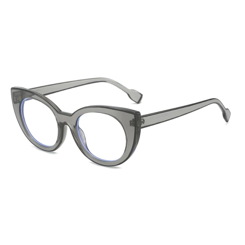 Montature Per Occhiali Occhio Di Gatto Alla Moda Da Donna PC Trasparente Anti Luce Blu Occhiali Retrò Ottici