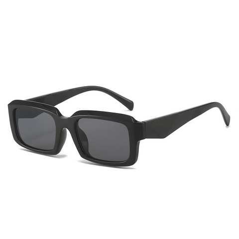 Occhiali Da Sole Rettangolari Retro Montatura PC Lenti AC Protezione UV400 Moda Tendenza Per Uomini E Donne