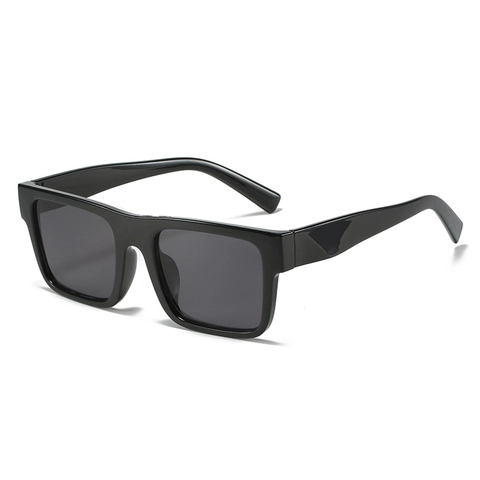 Square Sunglasses PC Frame AC Lenses UV400 Protection Anti-Glare For Driving Travel Retro Oversized Trendy Unisex Eyewear