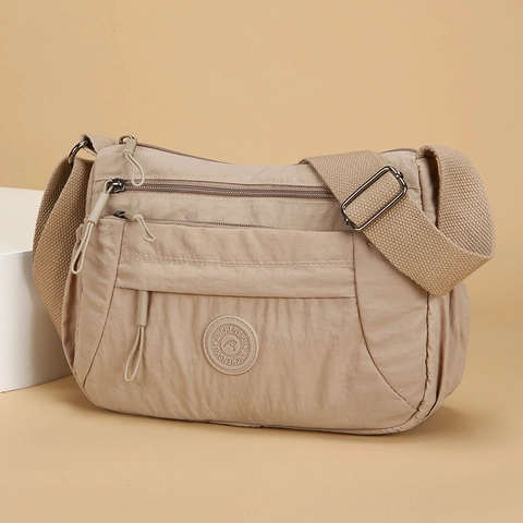 Borsa A Tracolla Donna Impermeabile Nylon Tasche Multiple Leggera Casual Borsa A Spalla Viaggio Semplice